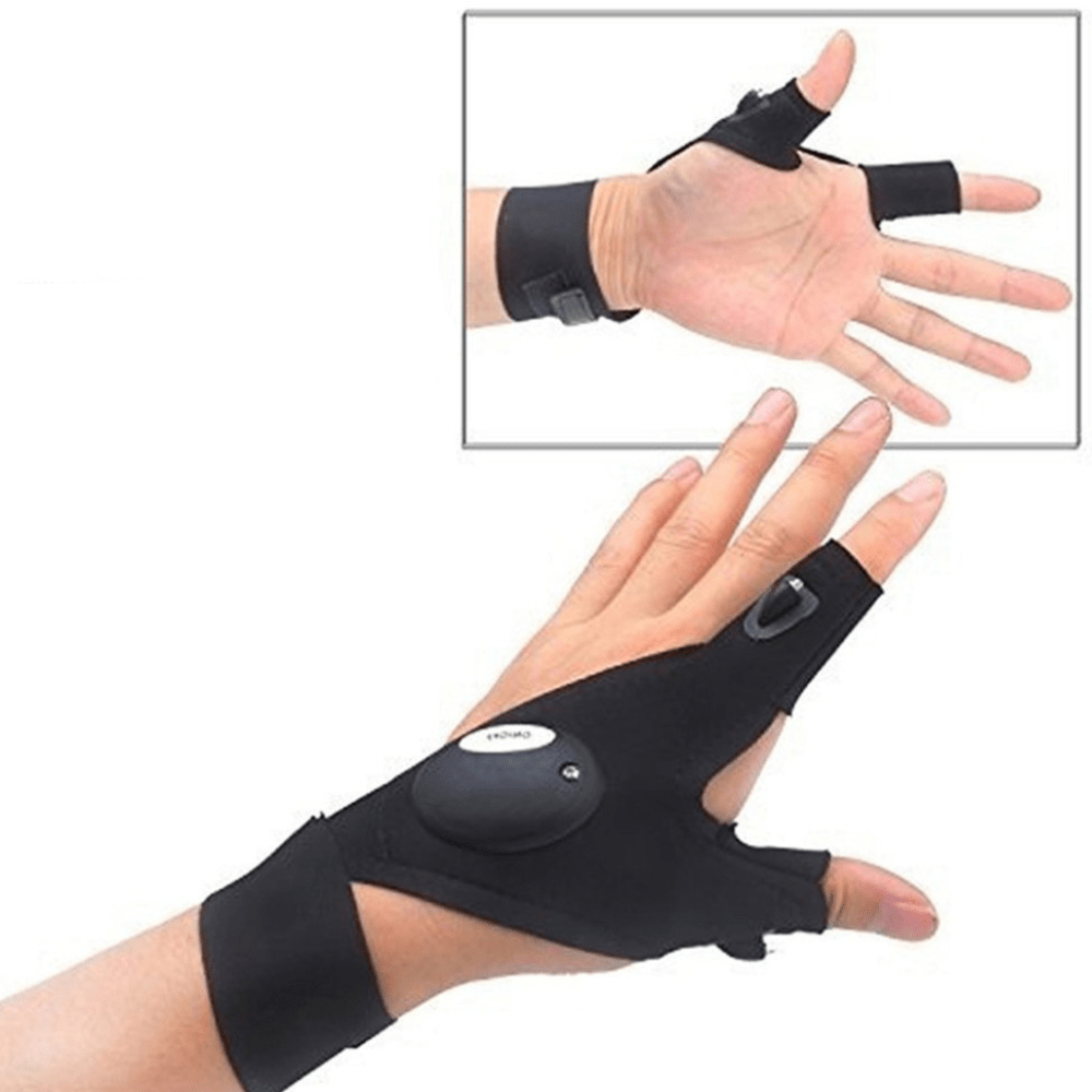 VogeLuxe | Unisex LED Utility Fingerless Neoprene Glove