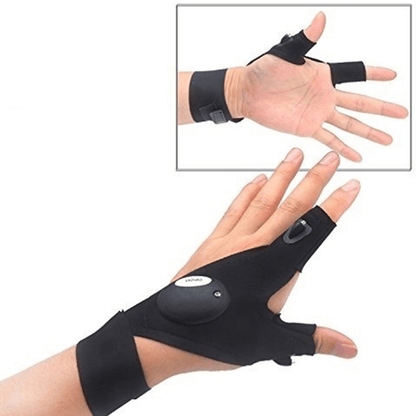 VogeLuxe | Unisex LED Utility Fingerless Neoprene Glove