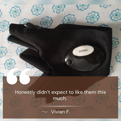 VogeLuxe | Unisex LED Utility Fingerless Neoprene Glove