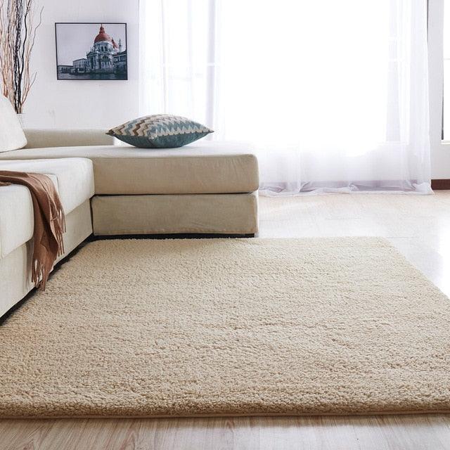 Plush Low Shedding Fleece Living Room Mat - VogeLuxe