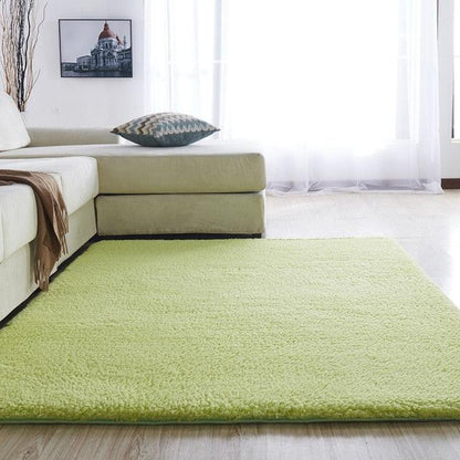 Plush Low Shedding Fleece Living Room Mat