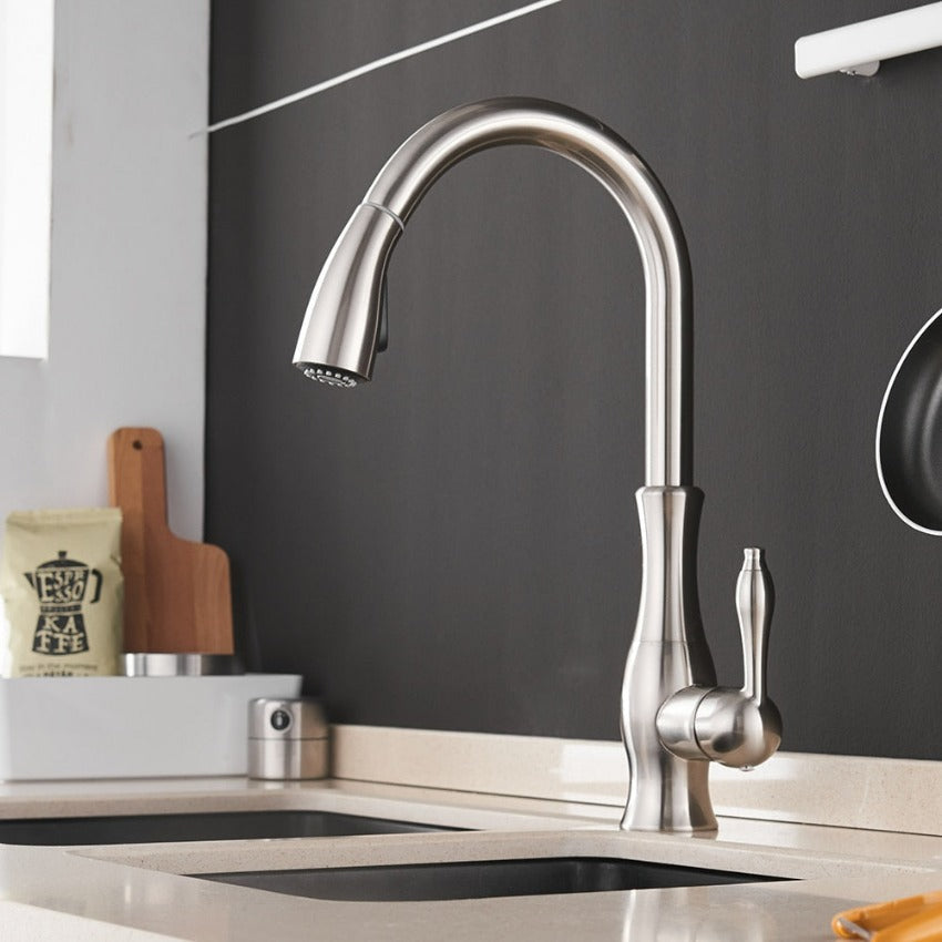 Heavy Duty Kitchen Faucet With Long Lasting Design