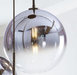 Elegant Glass Drop Pendant Light in Soft Gold Tone