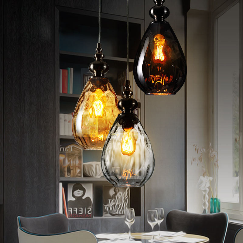 Sleek Glass Pendant Light in Scandinavian Design - VogeLuxe