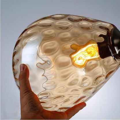 Sleek Glass Pendant Light in Scandinavian Design