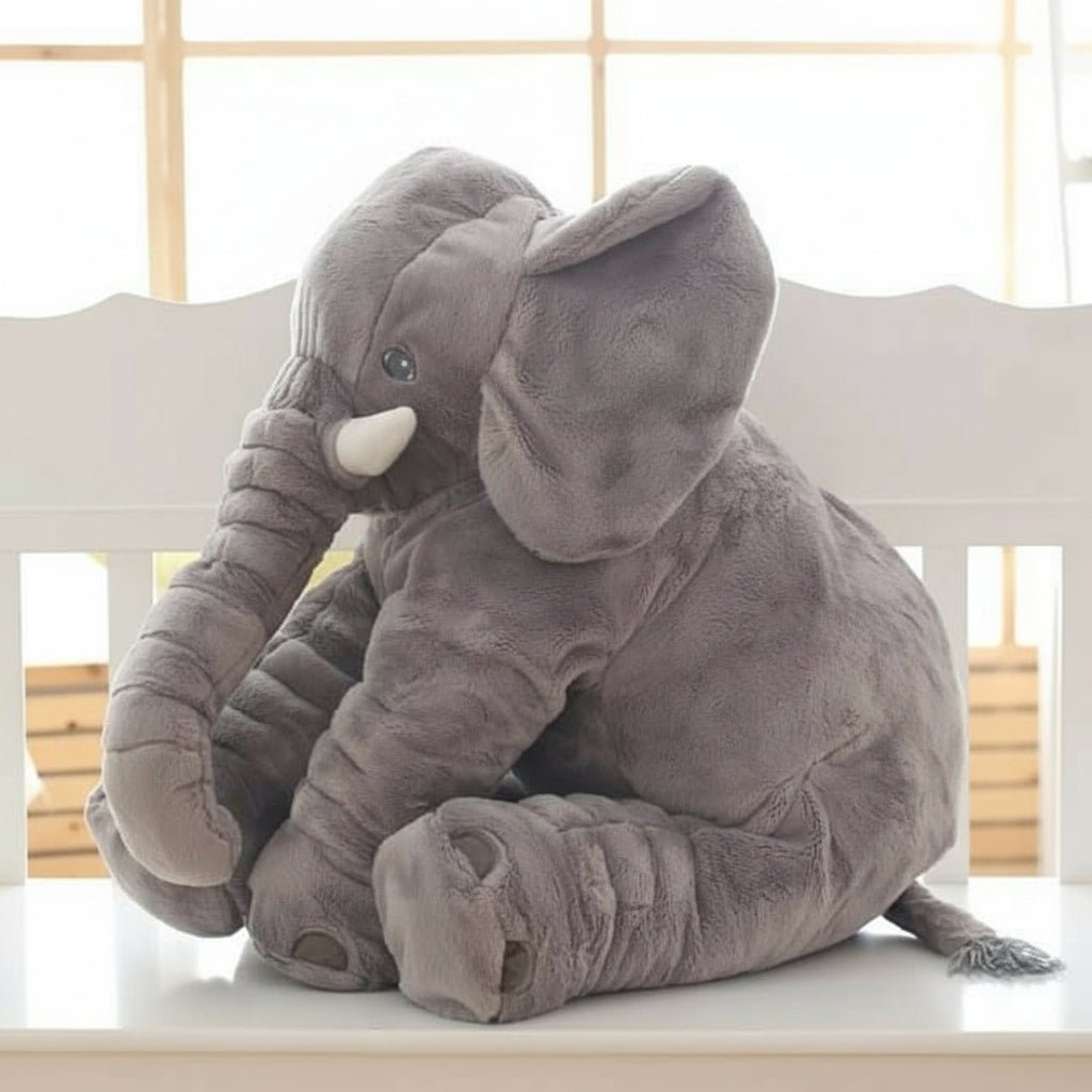Cute Teddy Elephant Pillow for Kids Soft Cushion - VogeLuxe