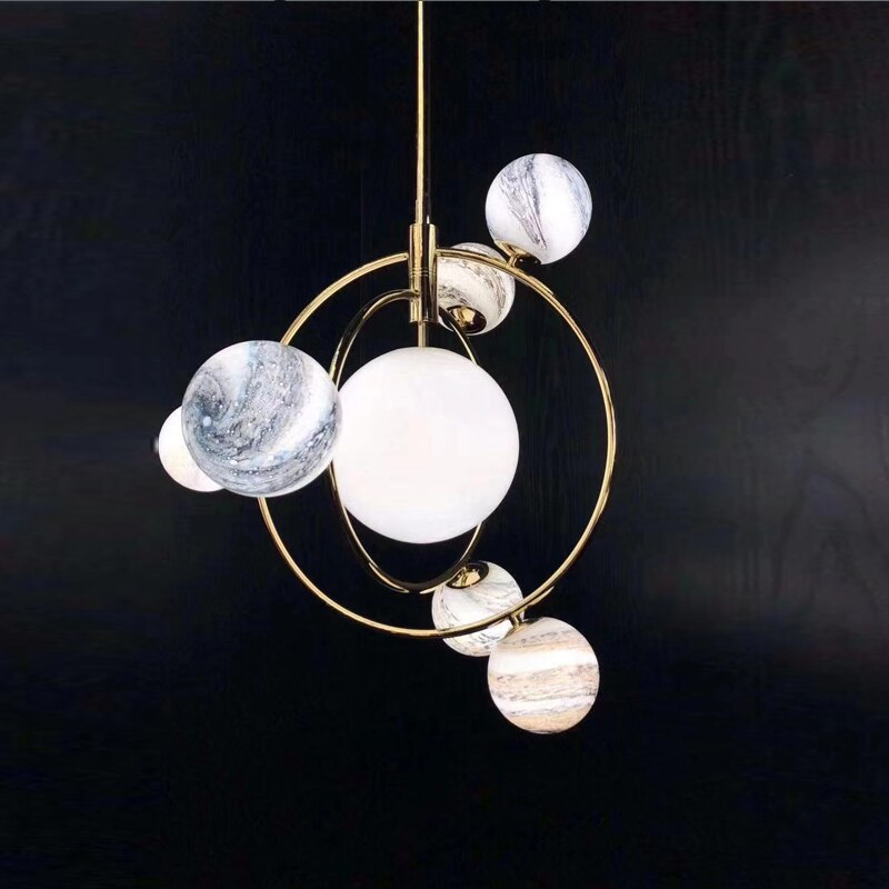 Luxury Glass Globe Pendant Light