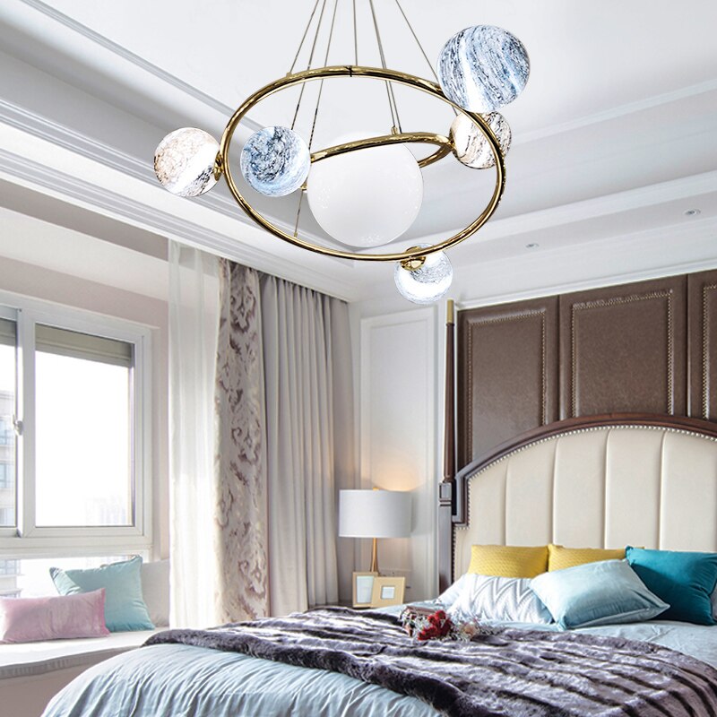 Luxury Glass Globe Pendant Light - VogeLuxe