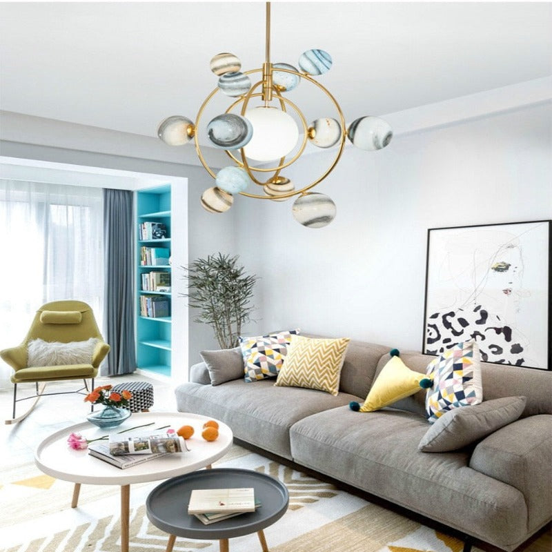 Luxury Glass Globe Pendant Light