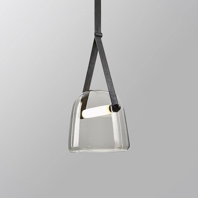 Rustic Metal Pendant Light with Brown Cord