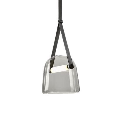 Rustic Metal Pendant Light with Brown Cord - VogeLuxe