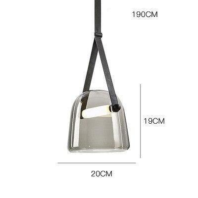 Rustic Metal Pendant Light with Brown Cord