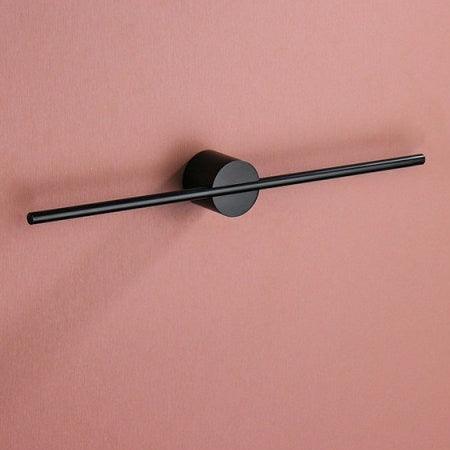 Silver Bathroom Towel Bar Aluminum Rail