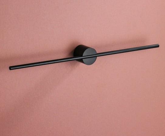 Silver Bathroom Towel Bar Aluminum Rail