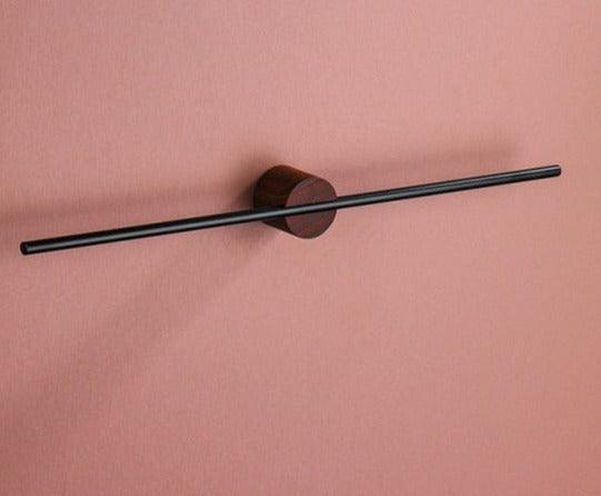 Silver Bathroom Towel Bar Aluminum Rail