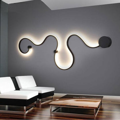 Bright Contemporary LED Wall Lamp for Hallways - VogeLuxe