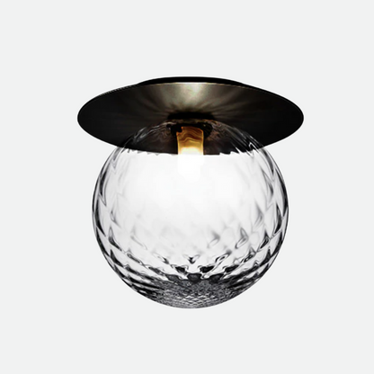 Metal Globe Pendant Ceiling Light Fixture