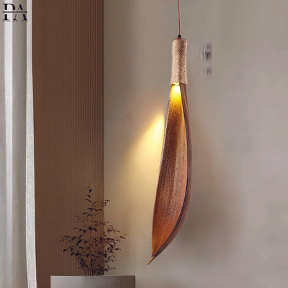 Green Leaf Hanging Lamp