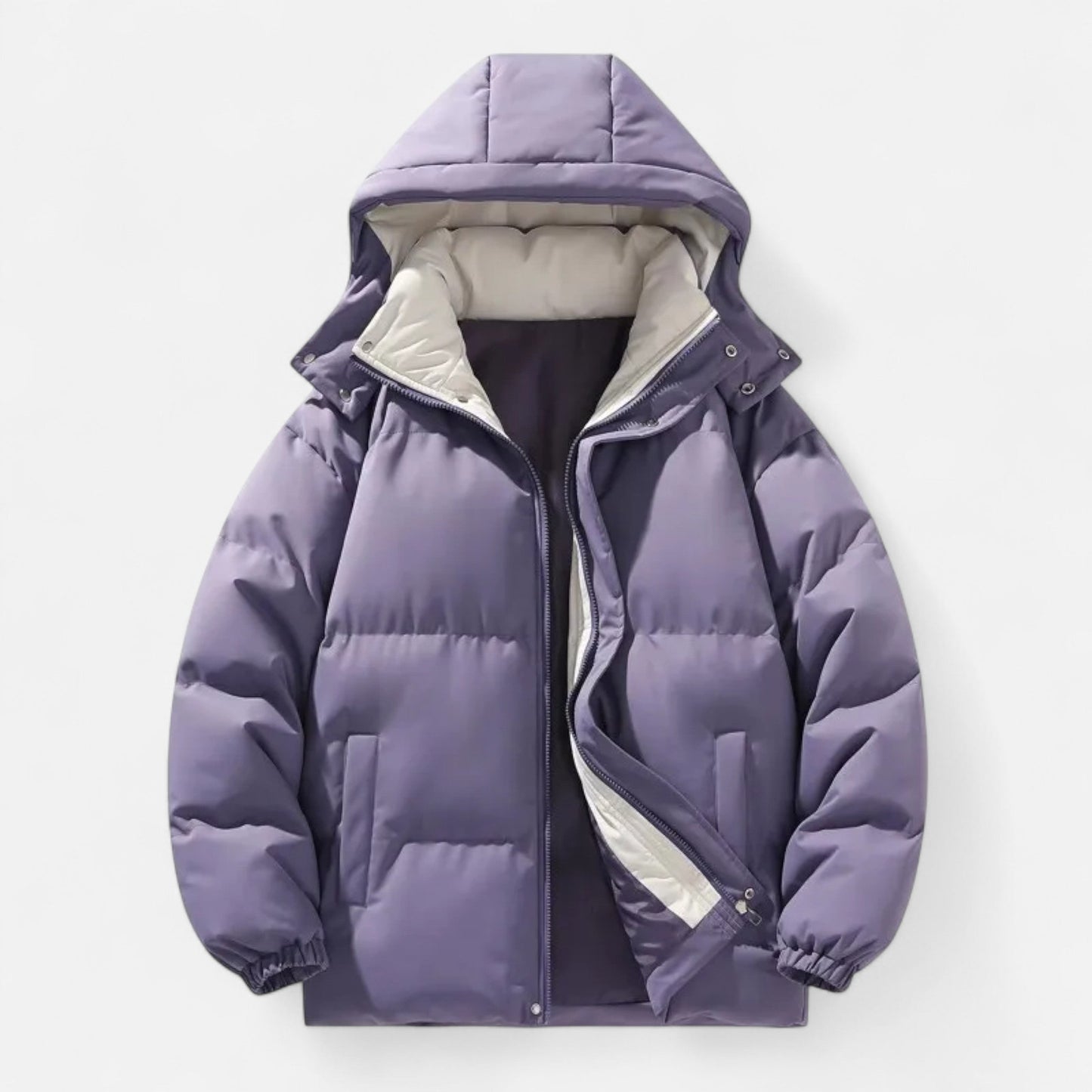Waterproof Men's Removable Hood Padded Coat