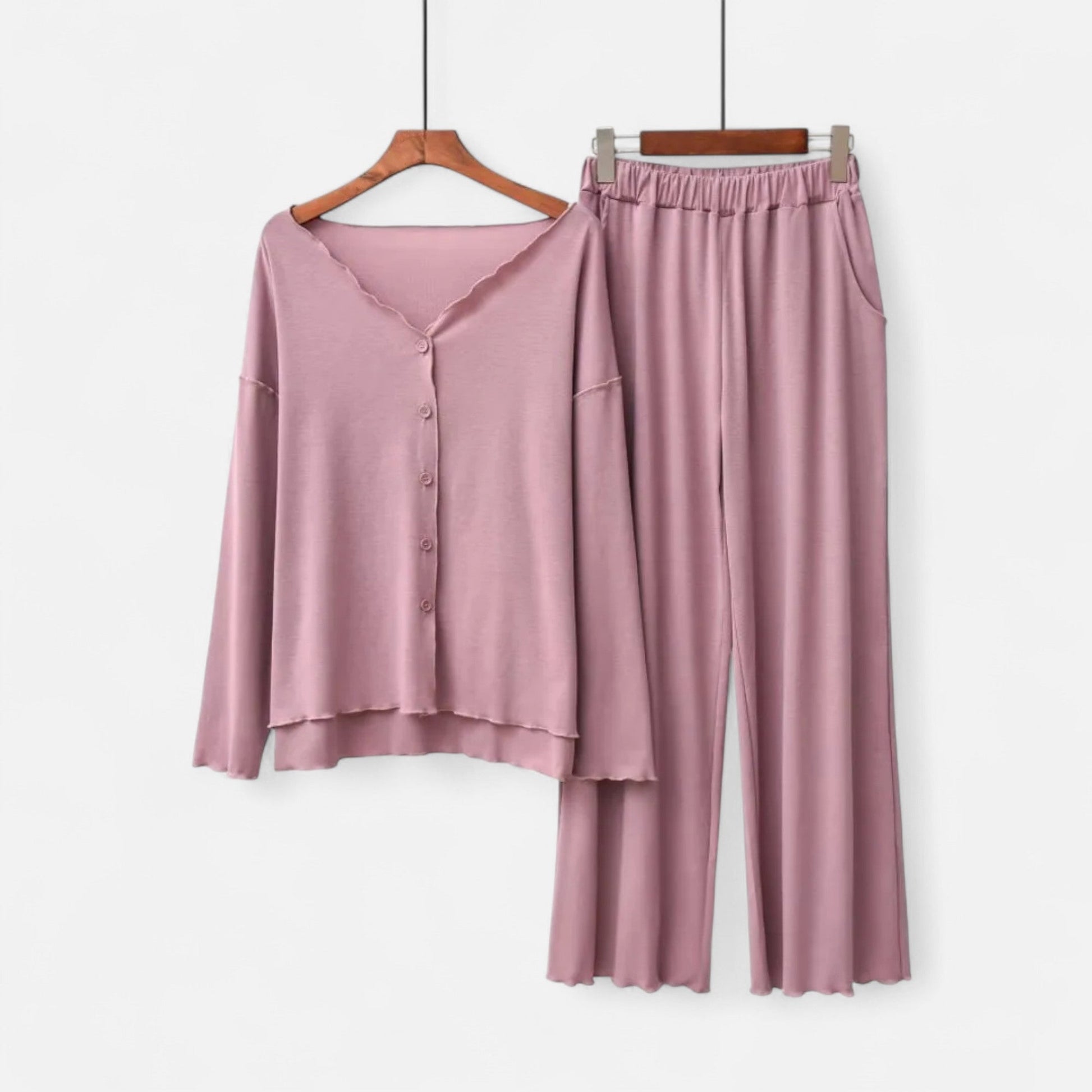 Soft Women's 2-Piece Cozy Loungewear Set - VogeLuxe