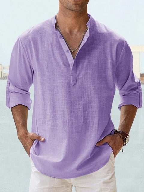Comfortable Mens Casual Shirt - Loose Fit - Lightweight Style