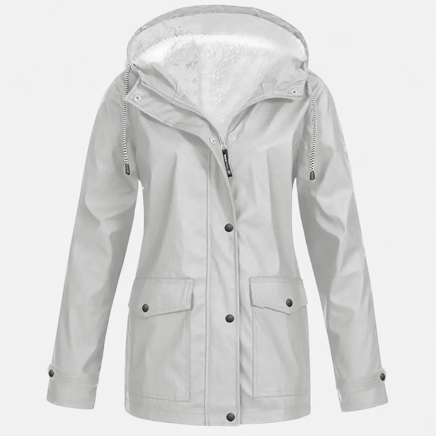 Warm Women's Velvet Waterproof Ski Jacket
