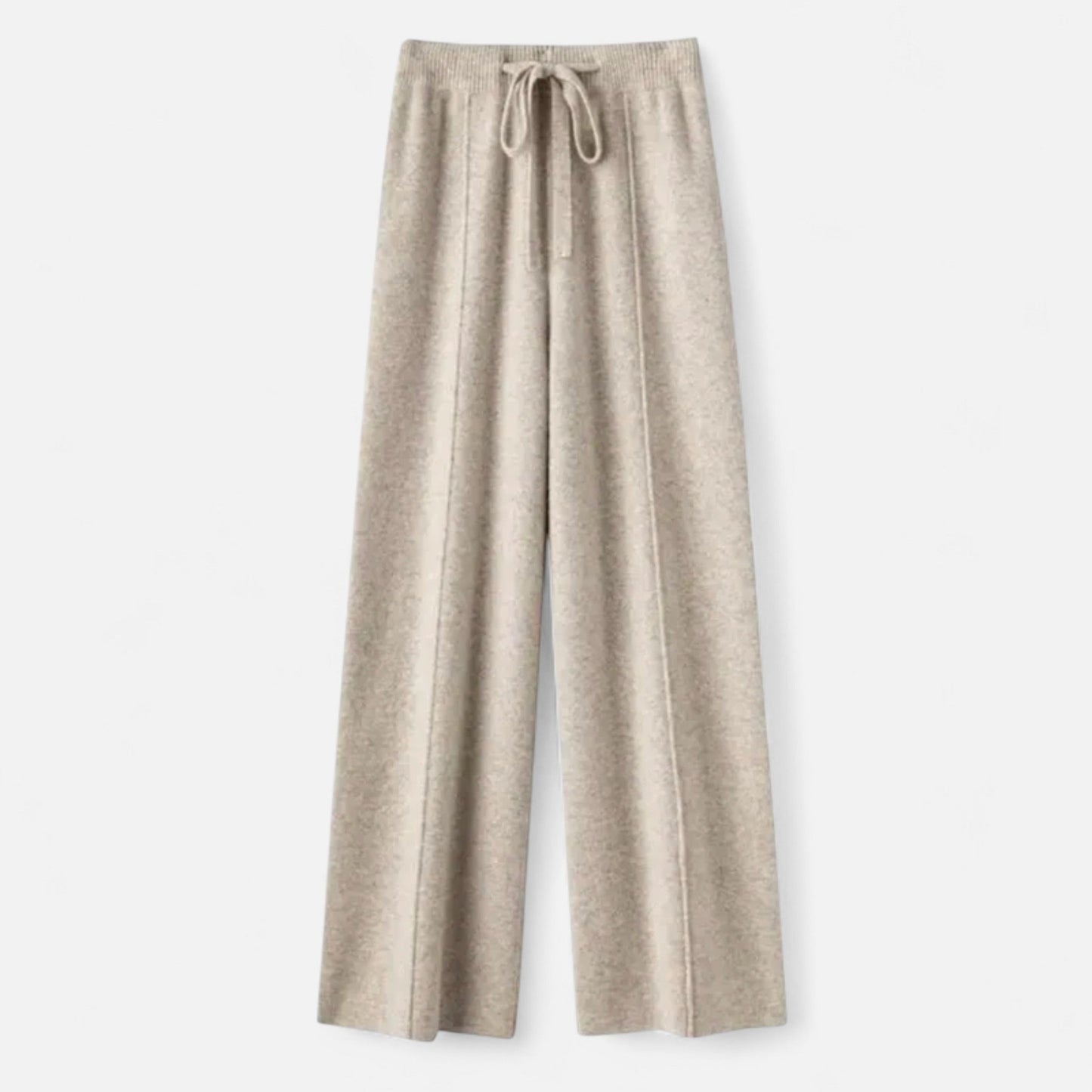 Soft Wool Wide Leg Knit Pants for Women - VogeLuxe