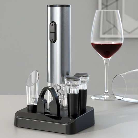 Automatic Wine Bottle Opener and Vacuum Preserver Kit - VogeLuxe