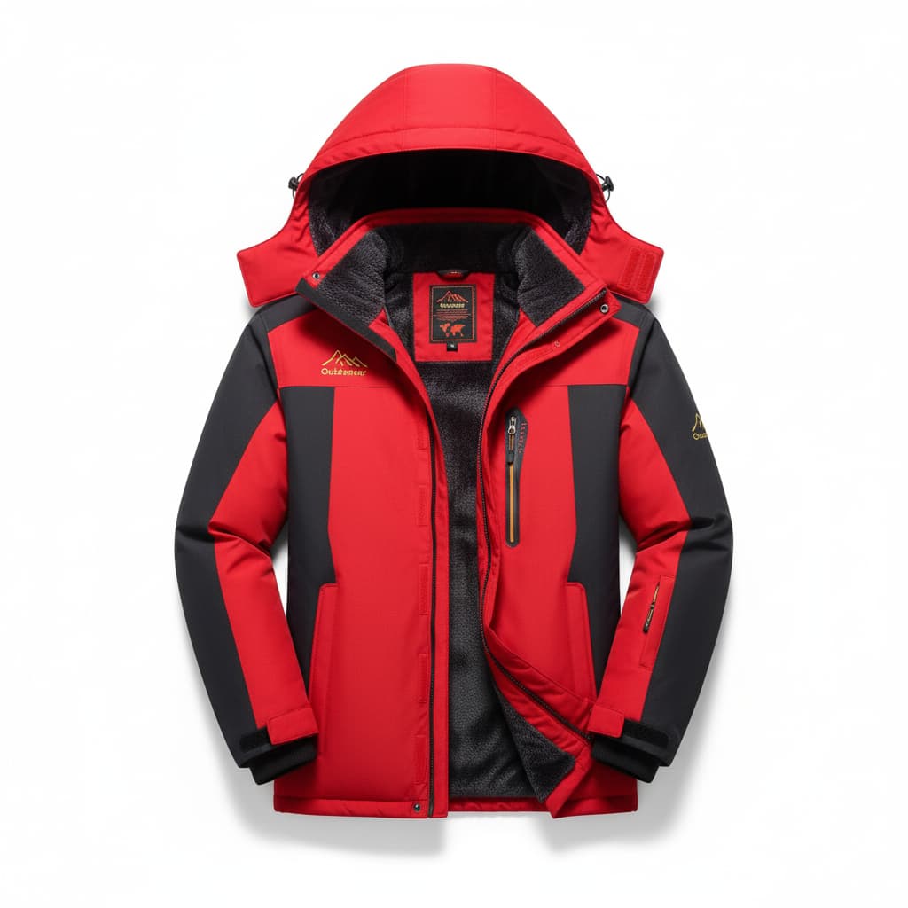 Waterproof Men's Insulated Softshell Winter Jacket