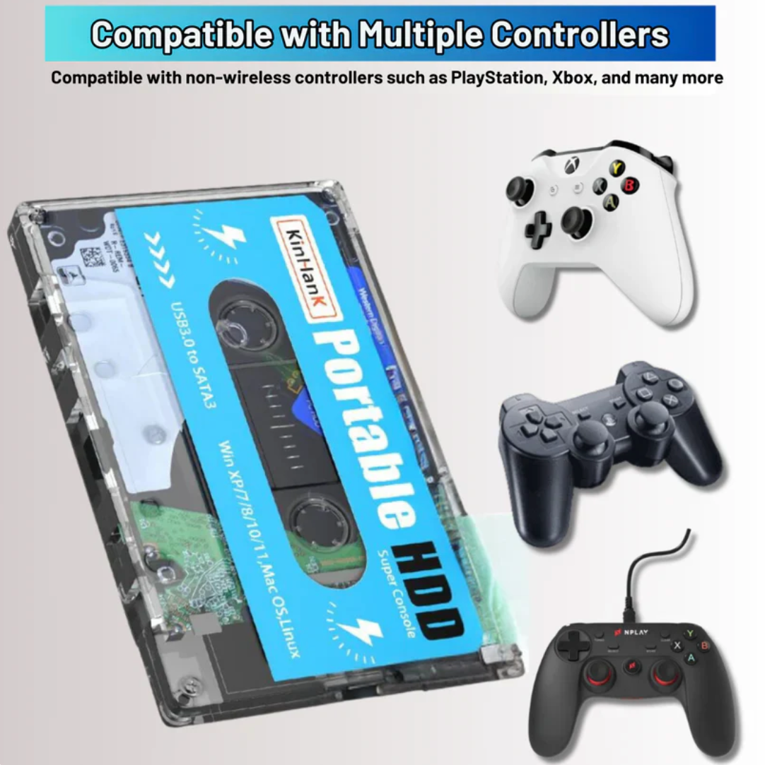 Classic Retro Game Console with 110,000 Games - VogeLuxe