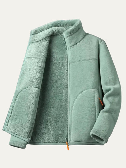 VogeLuxe | Women’s Plush Lined Full Zip Fleece Jacket
