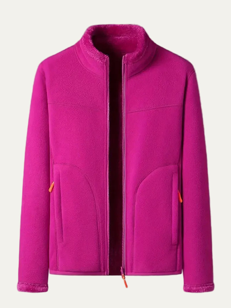 VogeLuxe | Women’s Plush Lined Full Zip Fleece Jacket