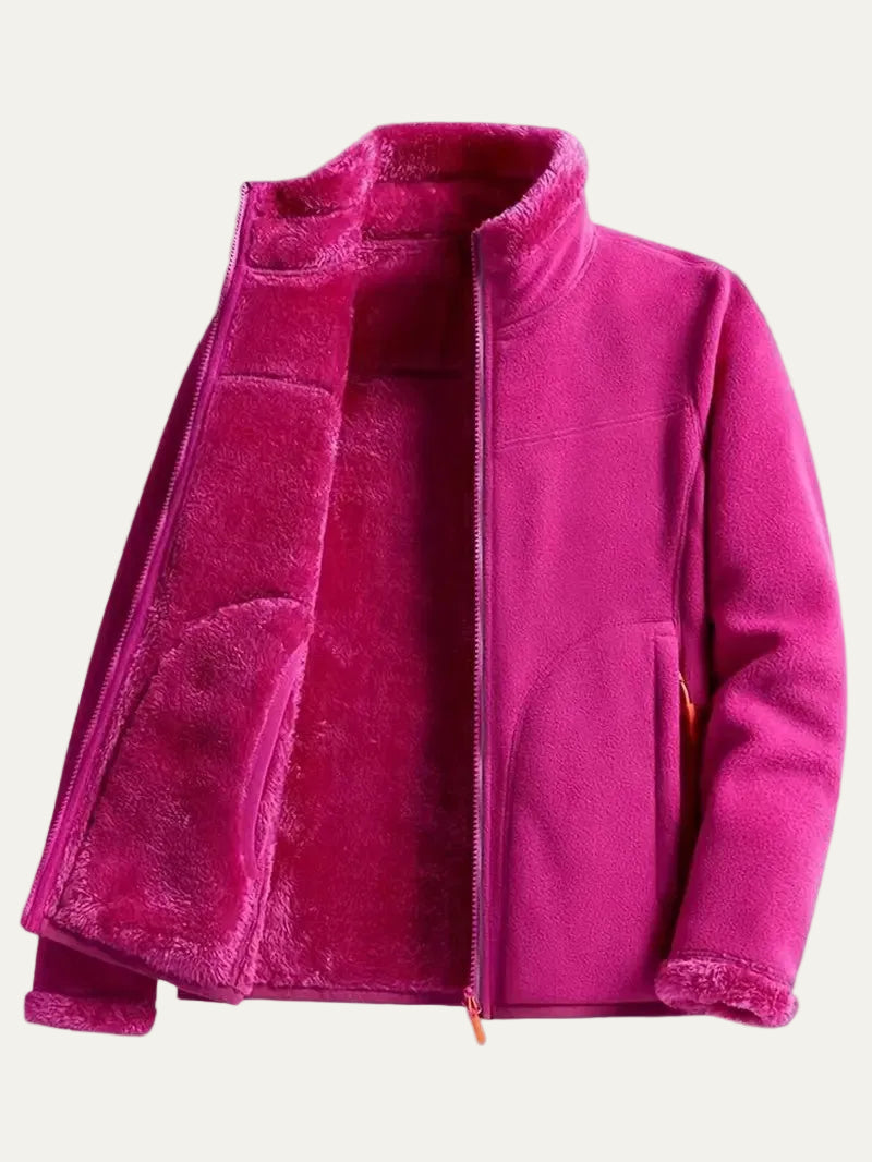 VogeLuxe | Women’s Plush Lined Full Zip Fleece Jacket