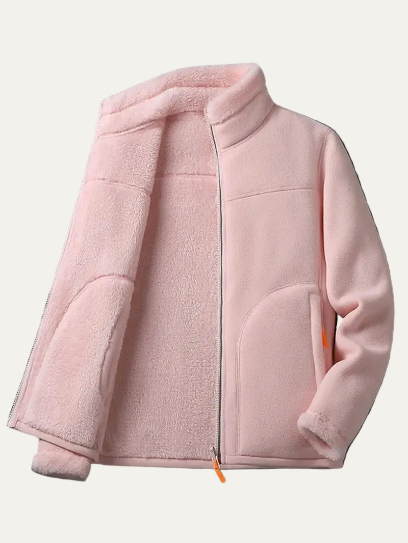 VogeLuxe | Women’s Plush Lined Full Zip Fleece Jacket
