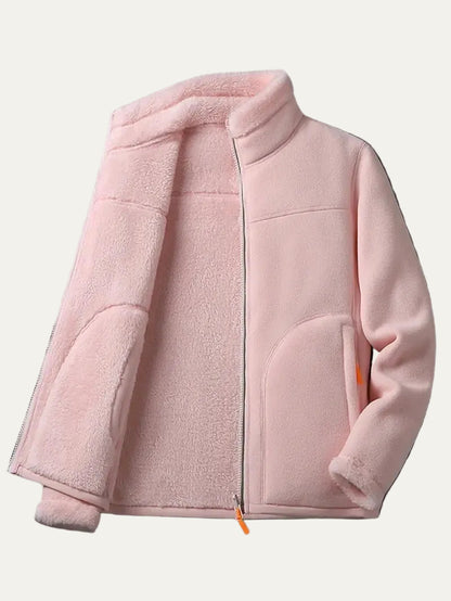 VogeLuxe | Women’s Plush Lined Full Zip Fleece Jacket