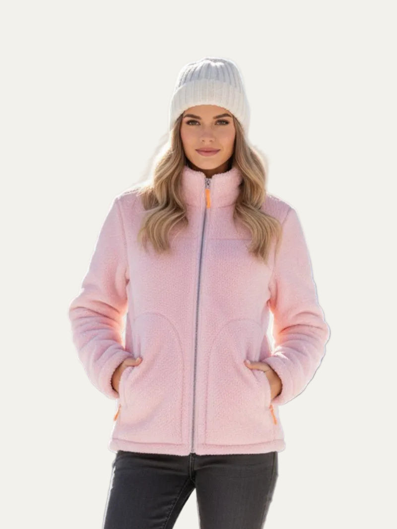 VogeLuxe | Women’s Plush Lined Full Zip Fleece Jacket