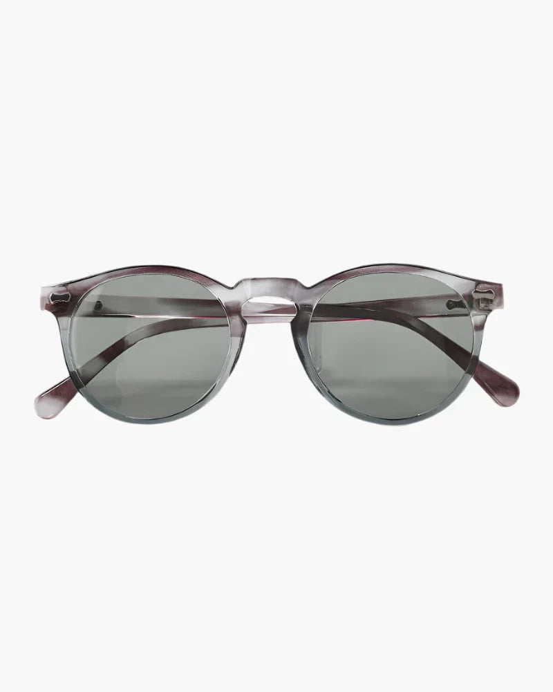 Men's Clear Circle Lens UV Protection Sunglasses - VogeLuxe