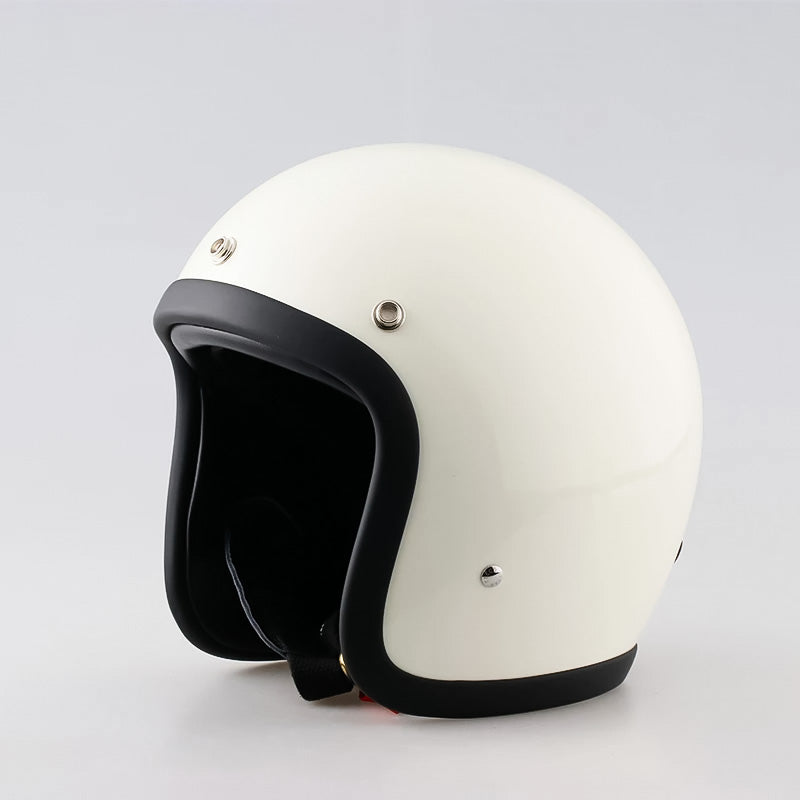Vintage Style Motorcycle Helmet DOT ECE Approved