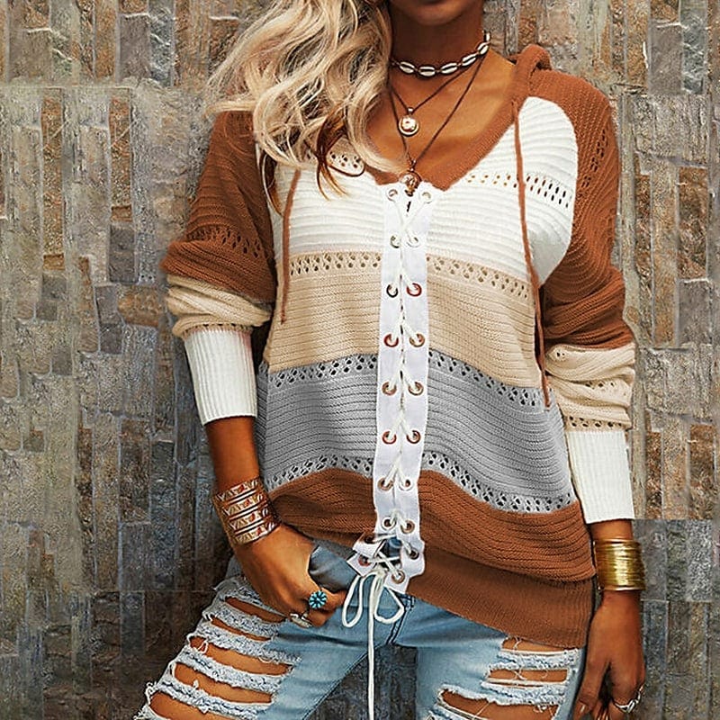 Stylish Women's Knit Jumper for Everyday Wear - VogeLuxe