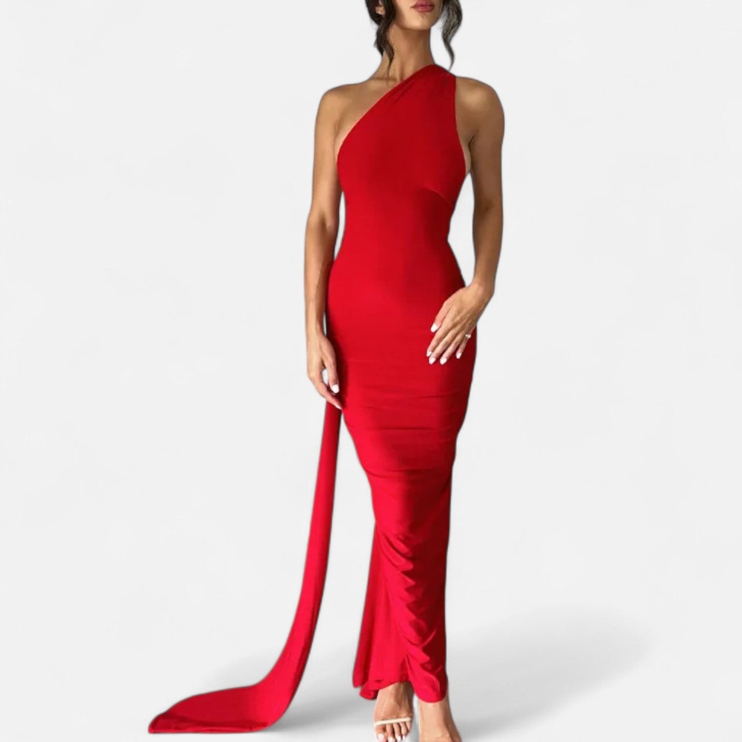 Elegant Tie Back Formal Gown for Women