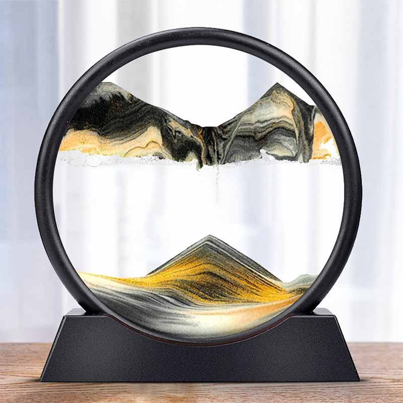 Decorative Glass Hourglass Timer for Home and Office
