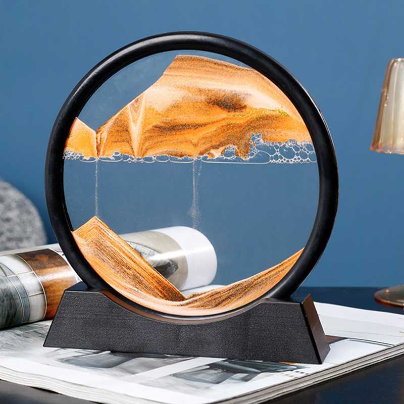 Decorative Sand Timer Hourglass for Home Office Desk - BritishElegance