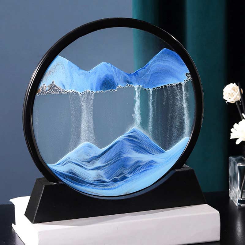 Decorative Glass Hourglass Timer for Home and Office