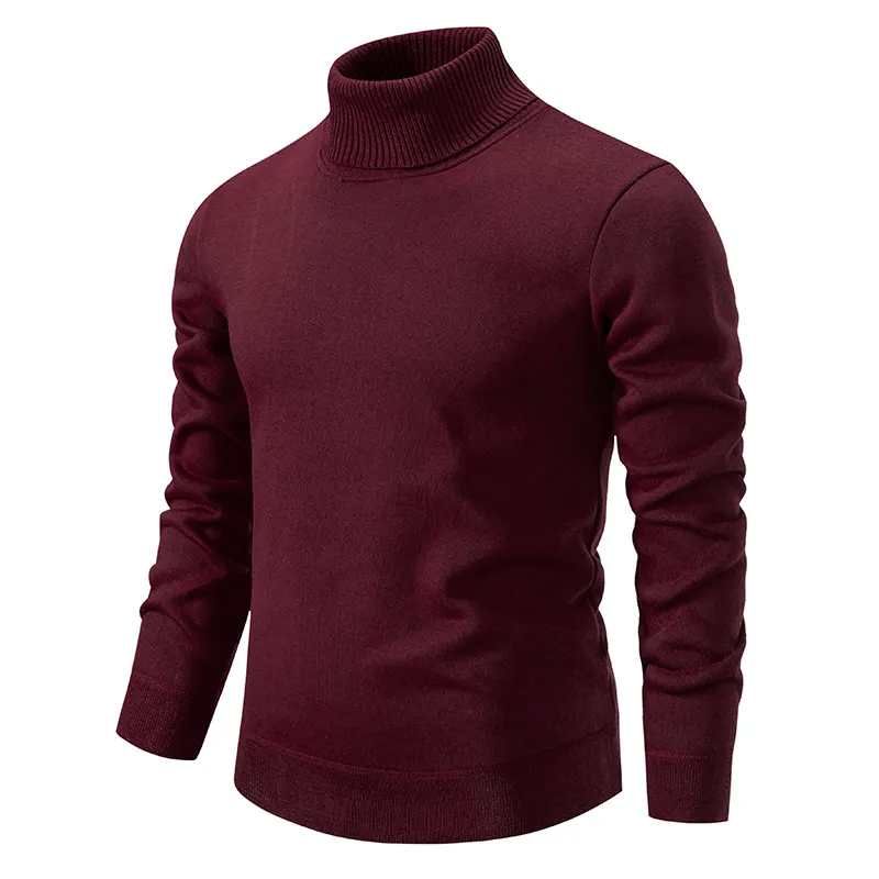 Soft Men's Wool Crew Neck Winter Sweater