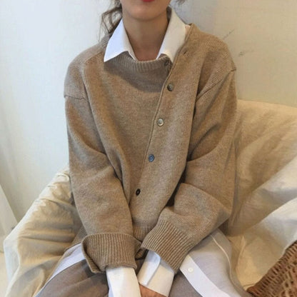 Cozy Ladies Long Sleeve Winter Cardigan Sweater