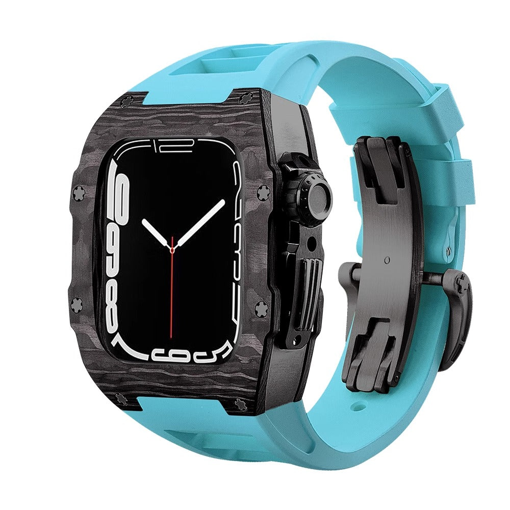 Slim Carbon Fiber Apple Watch Case Protector