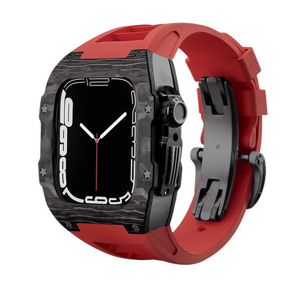 Slim Carbon Fiber Apple Watch Case Cover