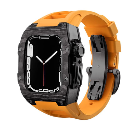 Slim Carbon Fiber Apple Watch Case Protector