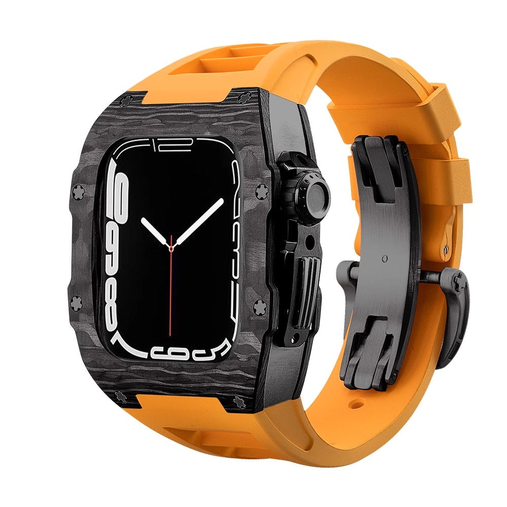 Slim Carbon Fiber Apple Watch Case Cover
