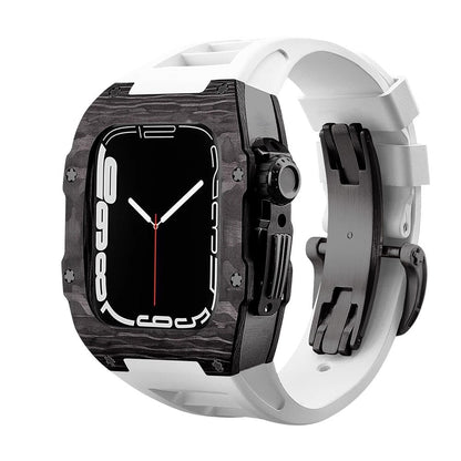 Slim Carbon Fiber Apple Watch Case Protector